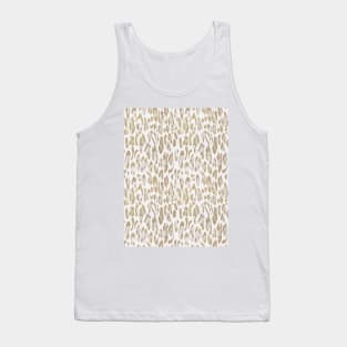 Animal skin leopard beige vintage texture Tank Top